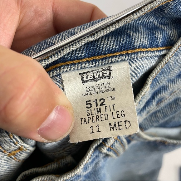 Vintage Levi’s 512 High Waisted Tapered Leg Jeans - Picture 4 of 8